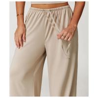 Pantalones rectos para mujer, pantalones de Yoga de cintura alta, entrenamiento para correr, mallas acampanadas, pantalones de Yoga para deportes al aire libre, pantalones atléticos - details 9
