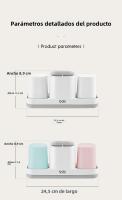 Portaje de Dientes Eléctrico Multifuncional Taza de Baño para Dientes Pareja - details 13