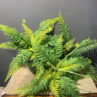 Helecho de Boston, flor artificial de 56 cm, planta de plástico verde, hojas hechas a mano, flor falsa, decoración del hogar de jardín, boda - details 0