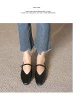 Mary Jane Zapatos de tacón bajo con hebilla para mujer, calzado para primavera y verano - details 9