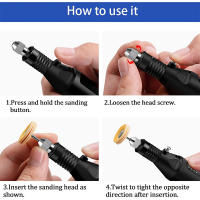 Mini taladro eléctrico de 12V, pluma de tallado, Kit de herramientas rotativas de velocidad Variable, grabador para pulir - details 3