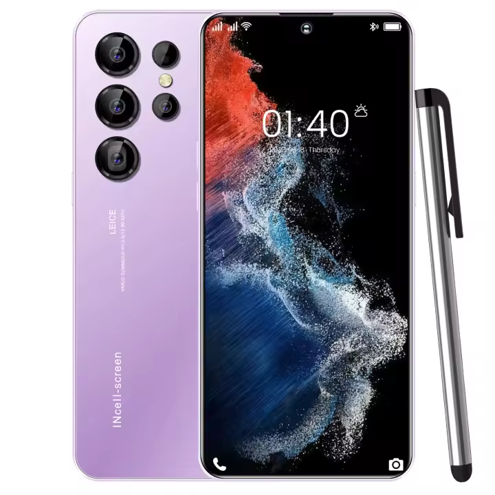 S24 Ultra Smartphone Pantalla HD de 7.3 pulgadas, Cámara de 108MP, Snapdragon8 Gen2, 7800mAh, Dual SIM, Versión Global Android13 - 1