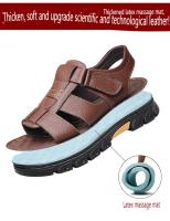 Sandalias antideslizantes suaves y cómodas para hombre, zapatos de playa de alta calidad, sandalias de Gladiador, zapatos planos informales de verano - details 2