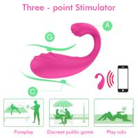 Vibrador Dual Motor OOEEY Control APP Bluetooth Estimulador Vibratorio para Clítoro y Punta G - details 3
