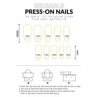 Uñas postizas rosadas con dije de conejo Manicura cómoda para uso profesional en salón de manicura - details 3