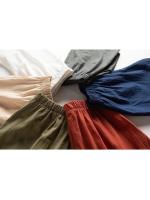 Pantalones Cortos de Lino Casuales para Mujer Shorts de Gimnasio de Cintura Alta - details 5