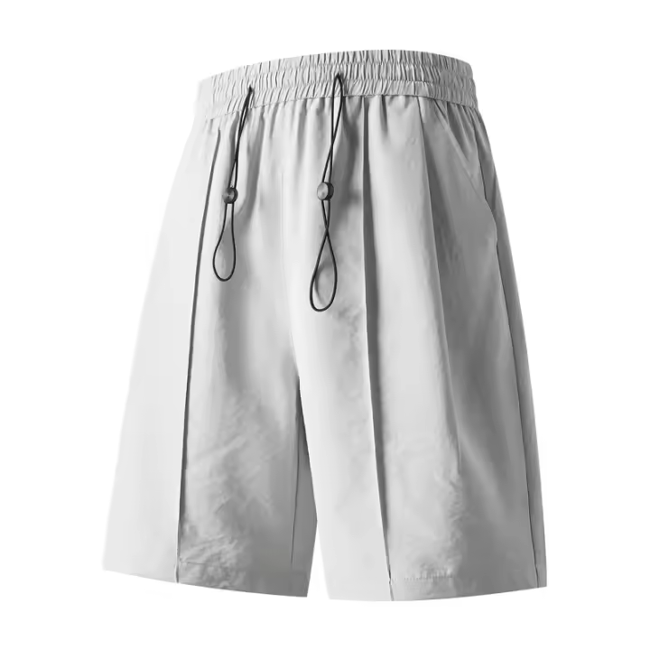 Shorts americanos de verano para hombre, holgados, de cinco puntos, de marca de moda, talla grande, para playa - 1