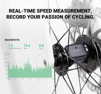 Sensor de Cadencia de Velocidad CooSpo para Bicicleta Accesorios de Ciclismo Compatible con Wahoo Bike Computer Computadora ANT+ Fitness Inalámbrica - details 5