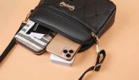 Nuevo Señoras Simple Hombro Bolso Bordado Corazón Crossbody Señoras Cuero Negro Bolso Pequeño Mensajero - details 9