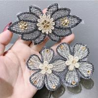 Pasta mágica sin costuras con flores para niños, accesorios de salón de corte con flequillo de mariposa y lazo, herramienta de estilismo - details 12
