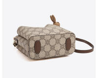 FOXER-Bolso cruzado de cuero sintético para mujer, bandolera con estampado de cubo - details 8