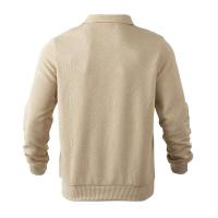 24 polos informales sueltos de manga larga con cuellos y cremalleras, adecuados para la moda masculina transfronteriza en otoño - details 31