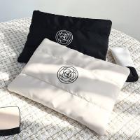 Bolsa De Maquillaje Portátil De Algodón Floral Nueva Gran Capacidad Bolsa De Almacenamiento De Cosméticos En Color Sólido Bolsa De Viaje Para Artículos De Higiene Personal - details 6