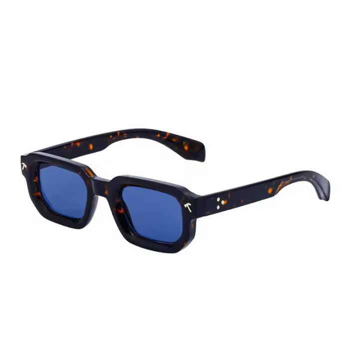 Gafas de sol y caja de moda Gafas de sol Personalidad de los hombres Gafas de sol simples Gafas de sol de los hombres - 1