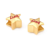 Pulseras de Brass Dorado Mate 4PCS Grande Agujero Abalorios para Hacer Joyas DIY - details 74