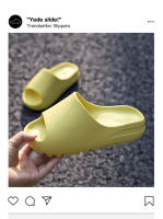 Nuevas zapatillas de coco pisan la mierda afuera, pareja de arrastre de una palabra de fondo grueso - details 9