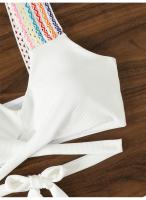Sexy Multi-color Straps Swimsuit Women's Premium Cross Strap Hollow Out Bikini Vacation Party Spa Wear Summer Beachwear 2024 New - details 4