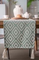 Estuche Geométrico Nórdico Jacquard Elegante para Decoración de Fiesta en Casa - details 0