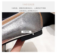 Nuevo cinturón de hebilla de diamantes a juego de colores zapatos Mary Jane de tacón grueso - details 4