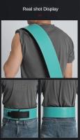 Cinturón ancho de cuero para levantamiento de pesas, Protector de cintura para gimnasio, culturismo, levantamiento de pesas - details 10