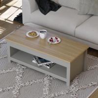 Mesa de café, Madera de ingeniería, Gris, H 40,5 x W 105 x D 47 Cm - details 4