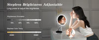 lighted makeup mirror