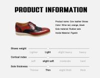 Nuevo estilo de moda capa de cuero vestido de fiesta para hombres zapatos Oxford hombres - details 10