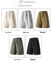 Shorts americanos de verano para hombre, holgados, de cinco puntos, de marca de moda, talla grande, para playa - details 11