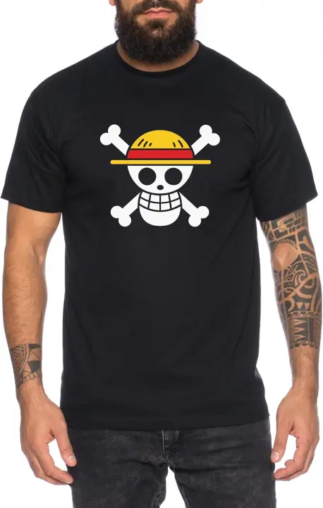 Camiseta de Hombre con Logo Ruffy, Luffy, Zoro, One, Nami, Lysop Piece - 1
