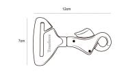 Truelove cinturón de seguridad para coche, hebilla de seguridad, Collar o arnés ligero de aleación de aluminio, producto patentado portátil, TLM1993 - details 1
