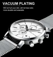 Reloj de Pulsera de Acero Inoxidable con Dial Pequeño Reloj de Negocios Impermeable con Correa de Cuero Automático Multifuncional de Marca Superior - details 6