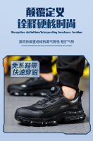 Zapatos de trabajo con botón giratorio para hombre, zapatillas de seguridad ANTIPERFORACIONES, zapatos de trabajo protectores con punta de acero - details 4