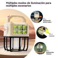 Luz camping recargable solar Portátil multifunción al aire libre carpa Linterna niña - details 10