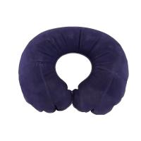 Almohada ergonómica para el cuello en forma de C, cojín de soporte para coche de viaje de poliéster, almohada inflable de viaje en forma de U - details 0