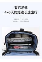 Mochila de gimnasio de viaje para mujer, bolso de mano de gran capacidad, deportivo, personalizado, seco, impermeable, de PU, con compartimento para zapatos - details 2