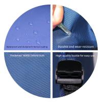 Bolsa de almacenamiento con múltiples bolsillos para reposabrazos de silla de ruedas, asiento portátil impermeable, reposabrazos, bolsillo de almacenamiento lateral, gran capacidad con hebilla - details 5