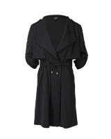 Ropa de mujer 2025 Otoño e Invierno moda suelta Color sólido manga enrollable chaqueta cortavientos de longitud media - details 15