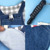 Disfraz de Conejo de Denim Correa con Hebilla para Mascotas Pequeñas Accesorios para Mascotas de Guinea Pig - details 14