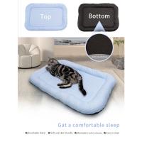 Cama de refrigeración para mascotas, esterilla de espuma viscoelástica lavable, transpirable, antideslizante, todas las estaciones - details 5