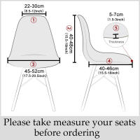 Funda elástica para silla de comedor, funda elástica para asiento, Protector de muebles, Hotel, hogar, sala de estar, extraíble - details 0