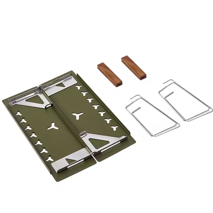 Mesa pequeña de Picnic plegable, mesa de Metal plegable de aleación de aluminio para parrilla, barbacoa y cocina al aire libre - 1