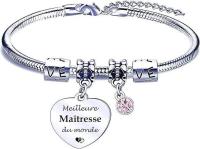 Pulsera de acero inoxidable con etiqueta y letras de acero, la más vendida en Italia. - details 11