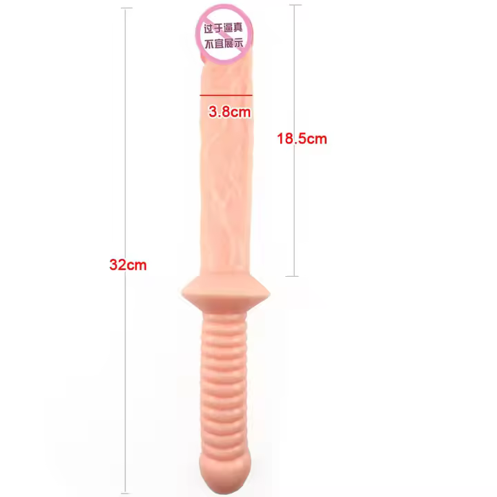 Espada grande con forma de arma, simulación de mango de mano, pene falso, juguete sexual para parejas, uso para adultos - 1