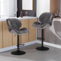 Sillas de Bar Taburete Regulables en Altura Design de Resalto con Cojín de Terciopelo - details 62