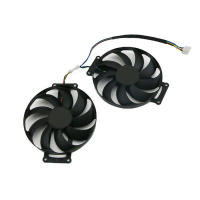 Ventilador de refrigeración FDC10H12S9-C RTX 2060 SUPER 2070, Ti GTX1660, para tarjeta gráfica GTX 1660 1660Ti DUAL OC RTX2060, 1 par - details 0