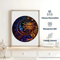 Luna y sol-Yin Yang-rompecabezas de madera para jugadores avanzados, múltiples formas especiales creativas, regalos creativos para niños - details 1