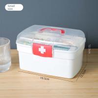 Pastillero grande multicapa, organizador de almacenamiento de pastillas portátil de gran capacidad, caja de medicina doméstica, contenedor para tabletas - details 6