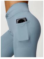 Conjunto de Yoga para Mujeres 2 Piezas Traje de Gimnasio Ropa Deportiva Sujetador de Cintura Alta Pantalones Cortos Leggings de Yoga Material de Nylon Adecuado para Primavera/Verano - details 20