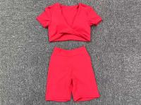 Traje de entrenamiento de yoga para mujer, conjunto de gimnasio, sujetador deportivo, pantalones, ropa deportiva - details 14