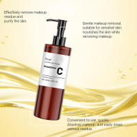 Aceite desmaquillante limpiador facial de leche de agua hidratante suave con vitamina C - details 5
